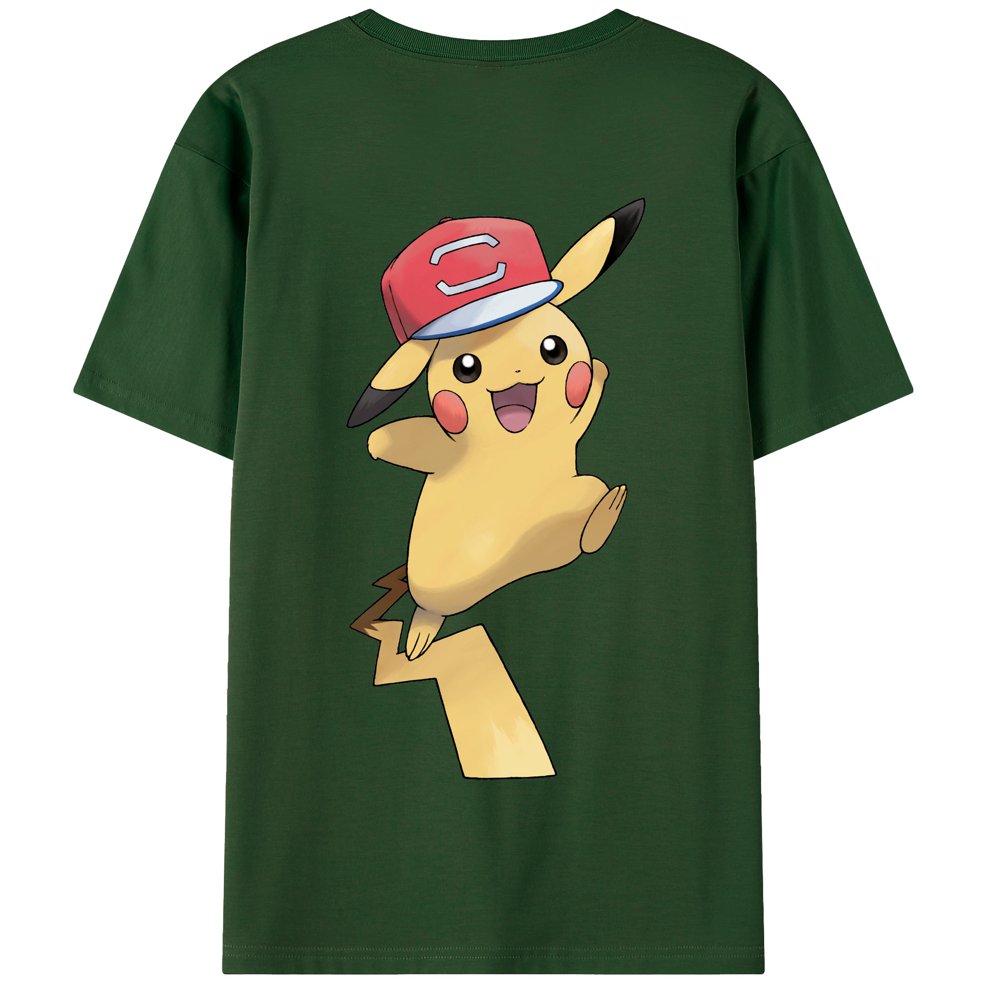 （画像用） ポケットモンスター Pokémon 綿100％半袖Tシャツ（背面プリント）